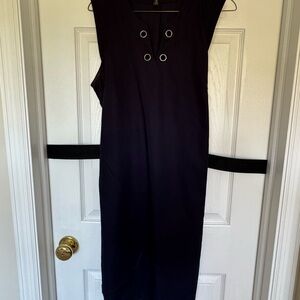 Navy Sleeveless Dress